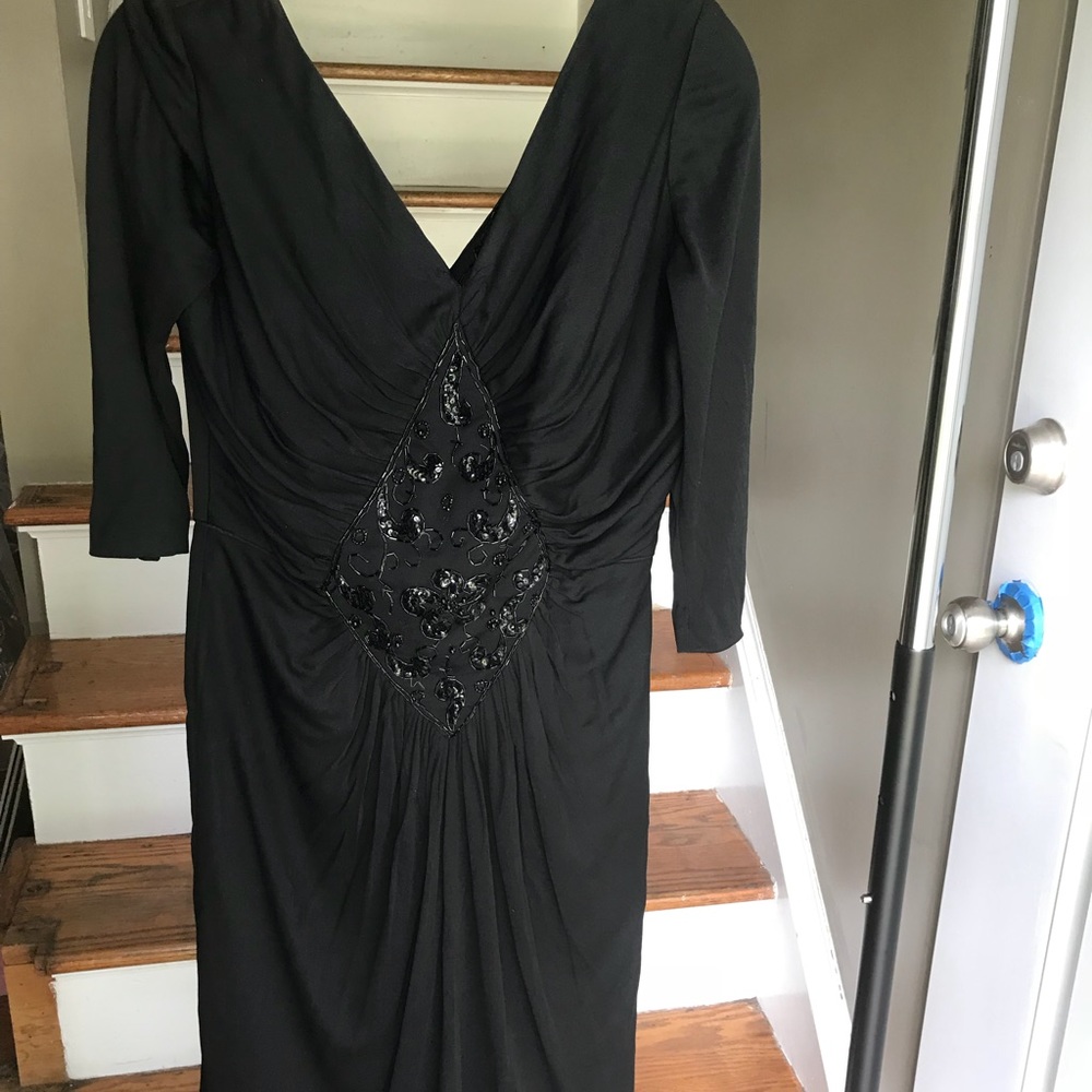 Black beaded dress